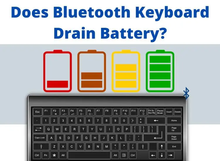 Why does bluetooth keyboard battery drain so fast?
